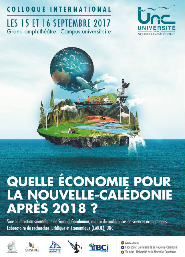 Colloque quelle economie pour la NC apres 2018