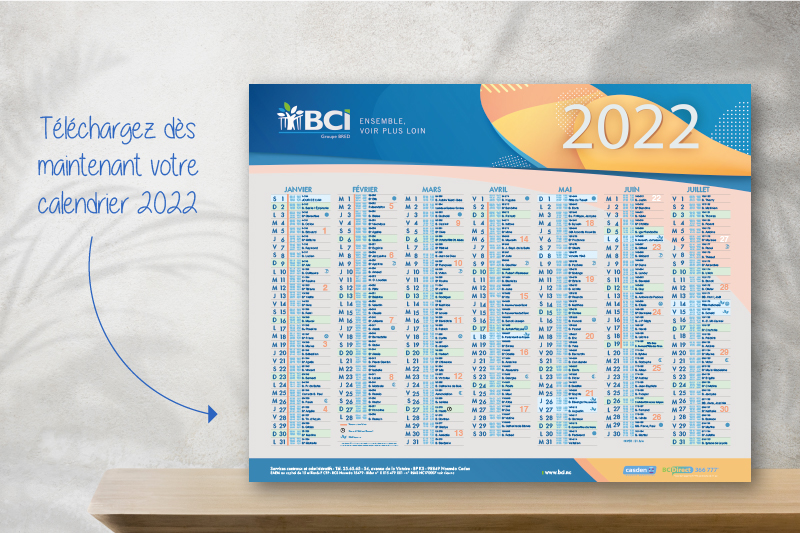 Mockup Calendrier 2022 light