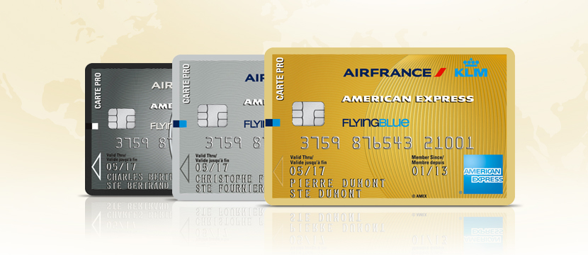 Les cartes Pro AIR FRANCE KLM - AMERICAN EXPRESS - BCI - Banque